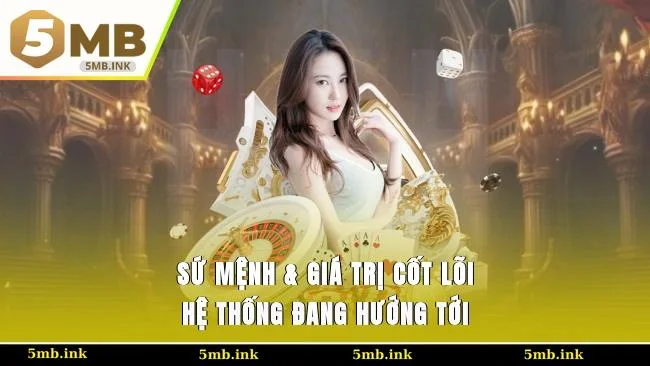 Sứ mệnh & giá trị cốt lõi hệ thống đang hướng tới